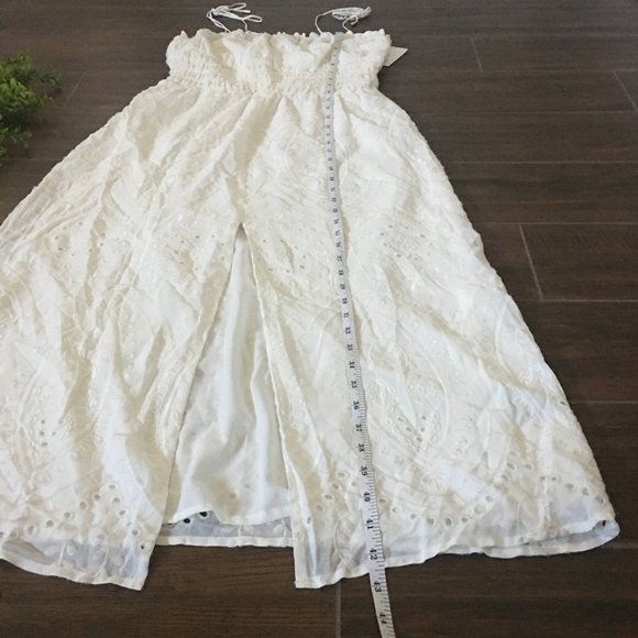 AFRM Indy pearl midi embroidered dress Large L - Picture 5 of 6